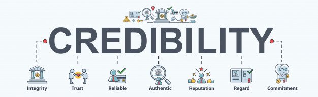 Credibility icon for business and financial services
