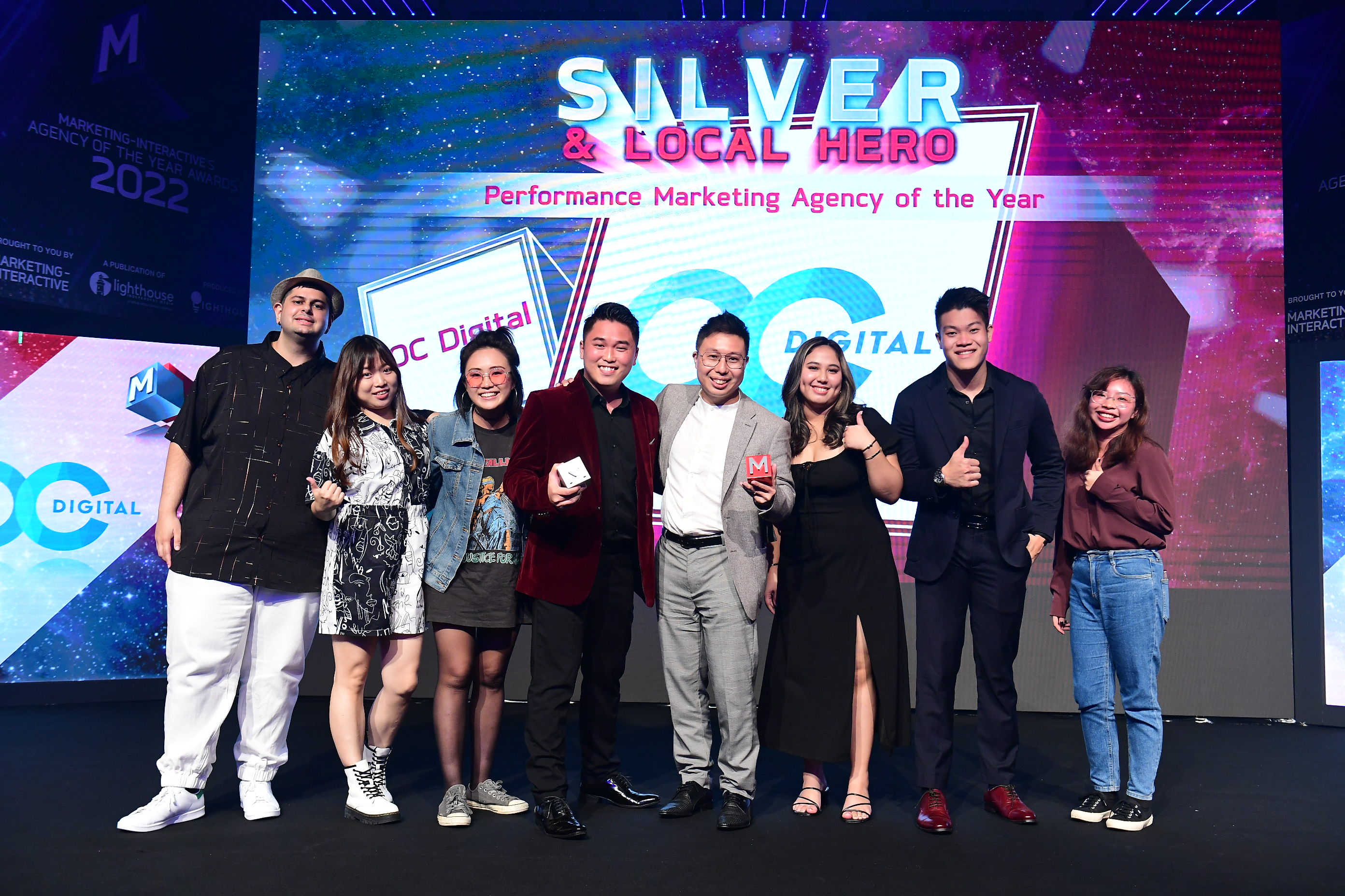 You are currently viewing OC Digital Celebrates Double-Award Win at Agency of The Year Awards 2022